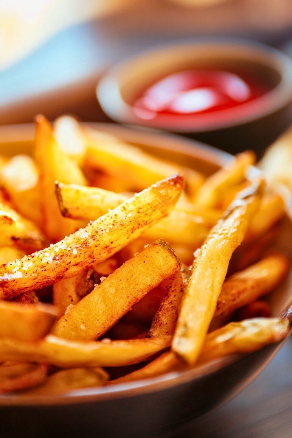 Extra knusprige und selbstgemachte Pommes aus der Heißluftfritteuse