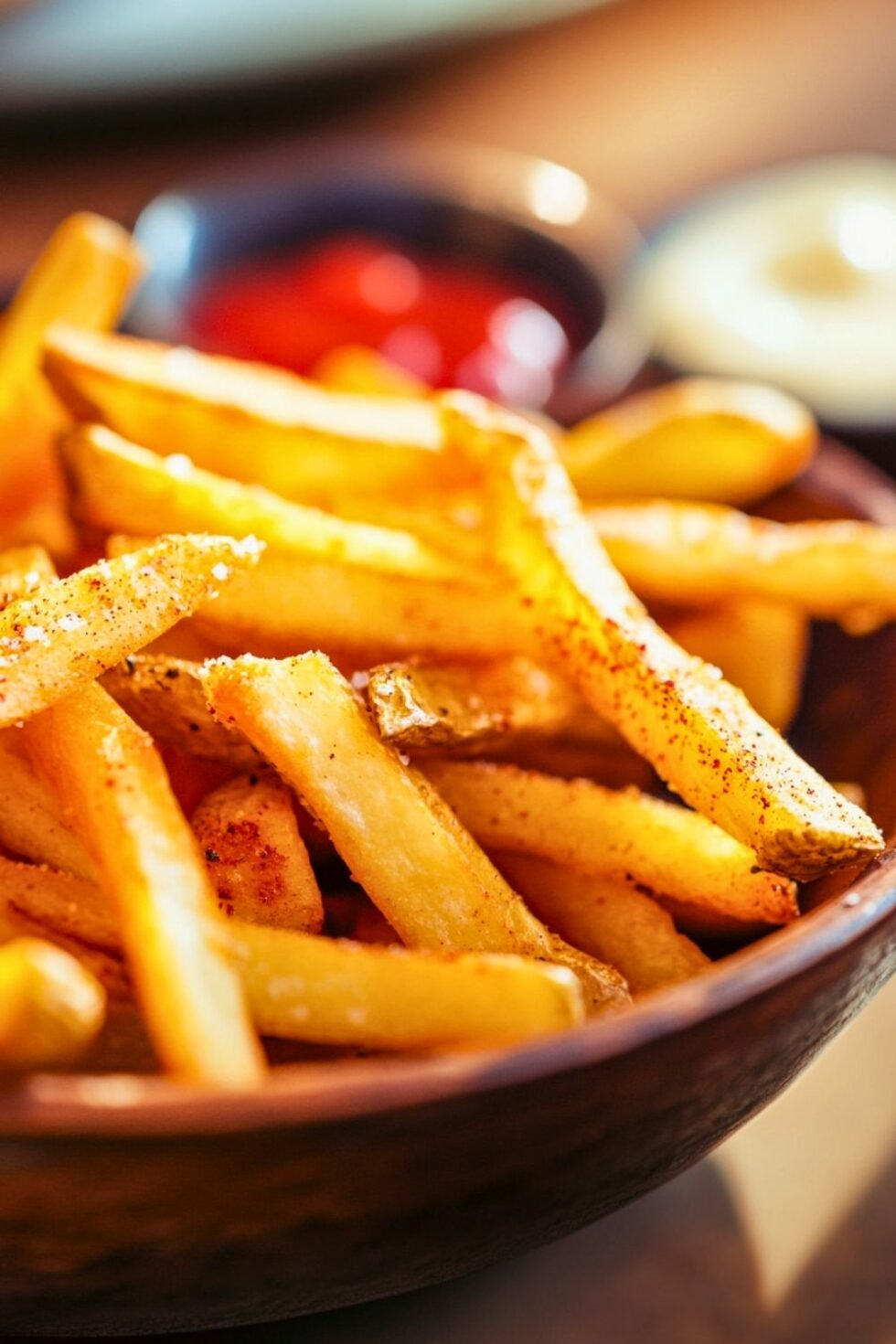 Extra knusprige und selbstgemachte Pommes aus der Heißluftfritteuse