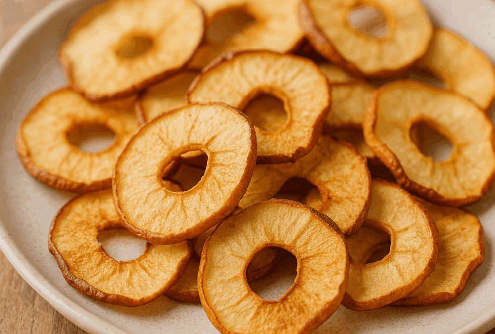Apfelchips aus der Heißluftfritteuse