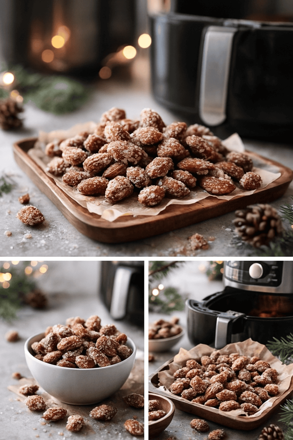 Gebrannte Mandeln aus der Heißluftfritteuse