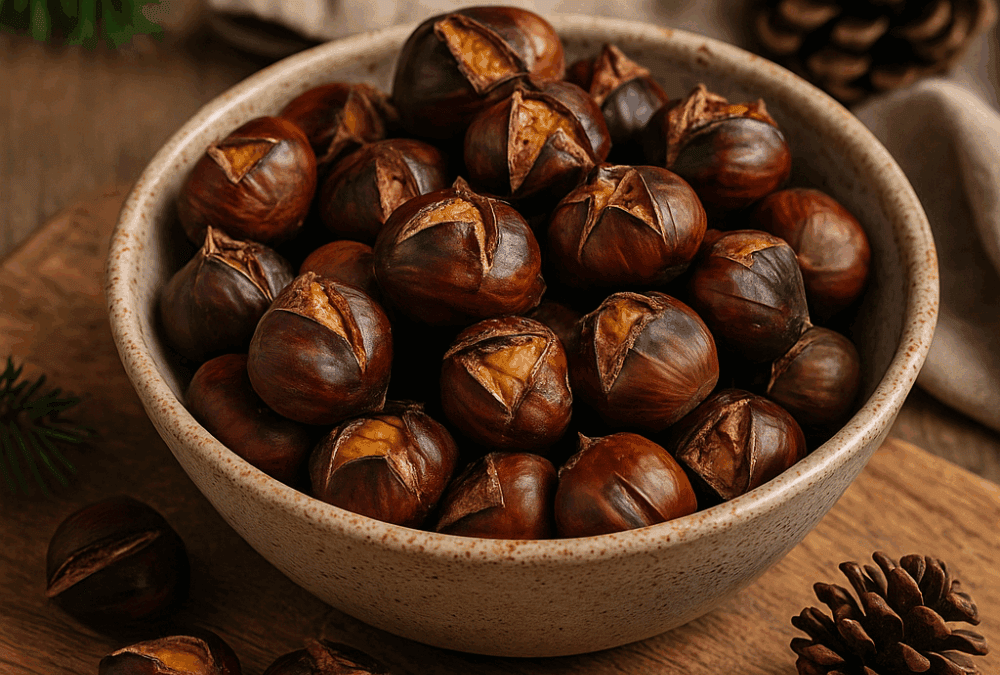 Maronen aus der Heißluftfritteuse