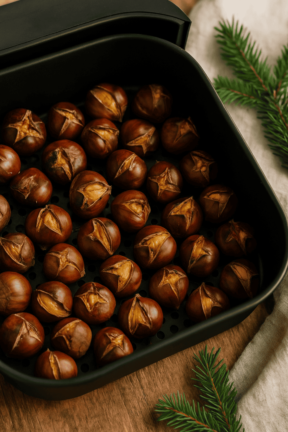 maronen-heissluftfritteuse-airfryer-korb