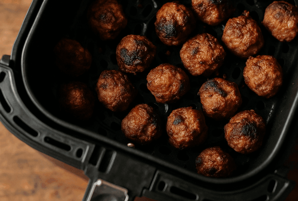 Mini-Frikadellen aus der Heißluftfritteuse