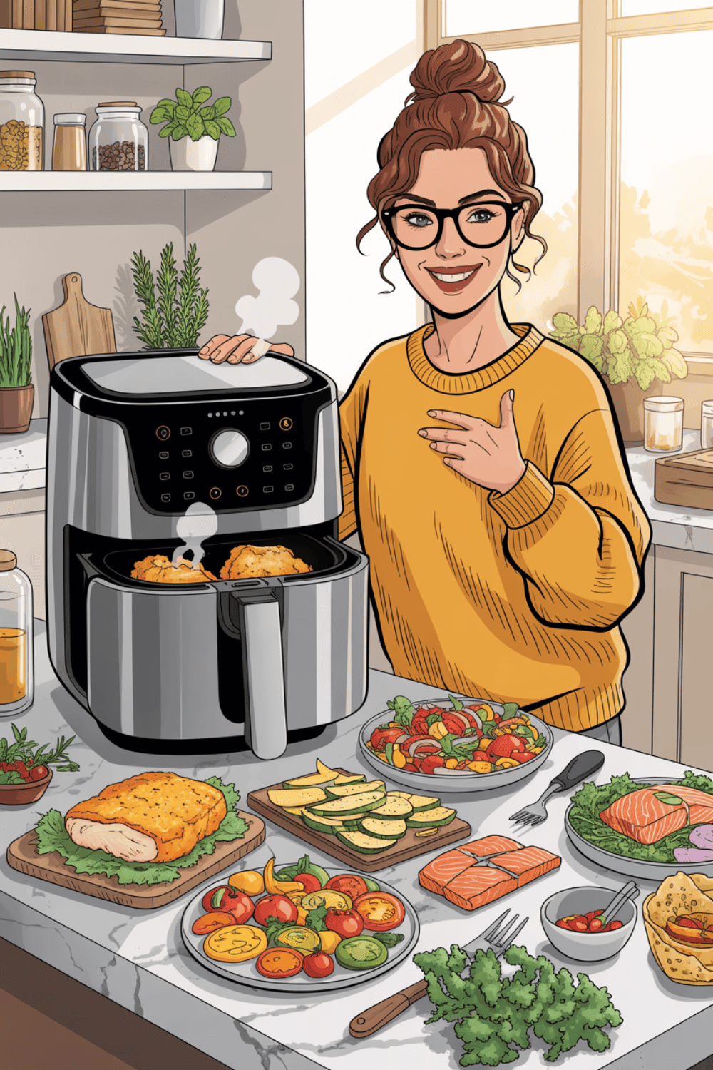 Abnehmen mit der Heißluftfritteuse – gesund essen im Alltag ohne Diät