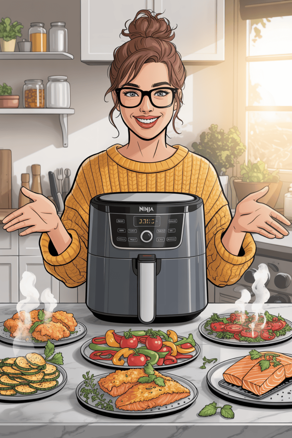 Gerichte aus dem Airfryer zum abnehmen.