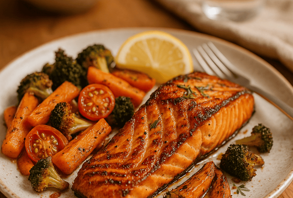 Saftiges Lachsfilet aus der Heißluftfritteuse