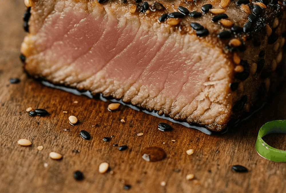 Saftiges Thunfisch-Steak im Airfryer – Asia-Style & High-Protein