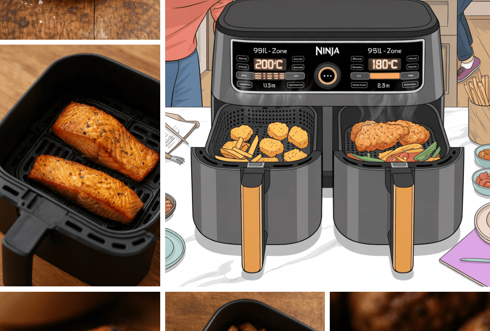 Gesund essen trotz Kinder: 5 Rezepte aus der Doppel-Heißluftfritteuse