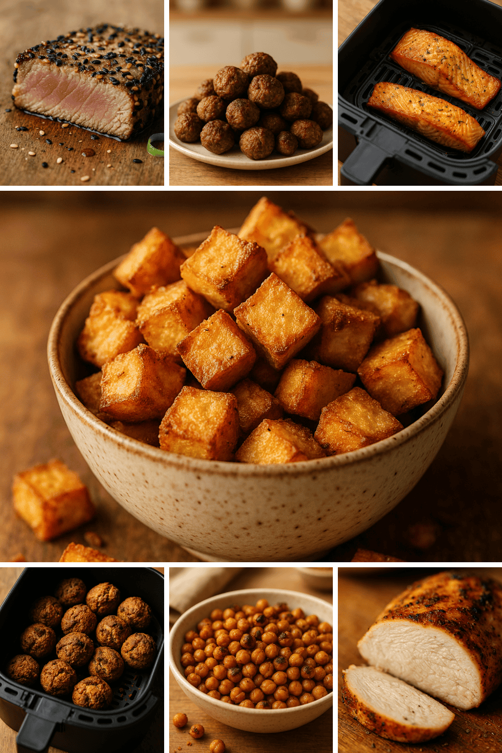 7 High-Protein Rezepte aus der Heißluftfritteuse