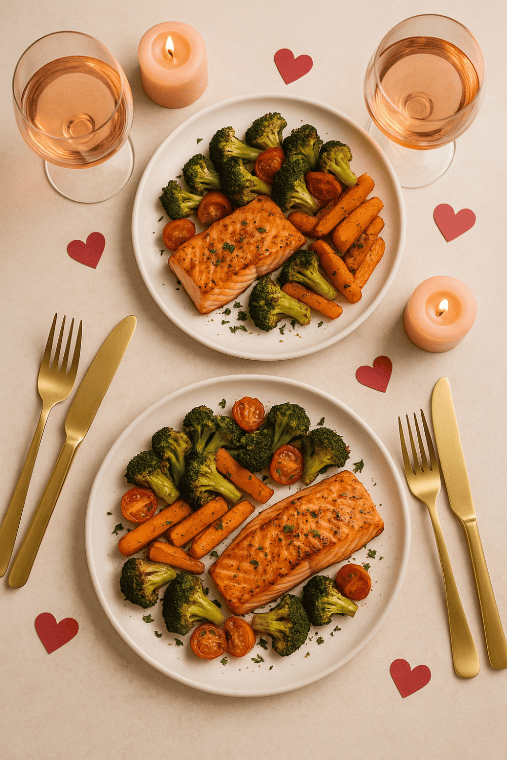 Valentinstag-Dinner aus der Heißluftfritteuse für Zwei