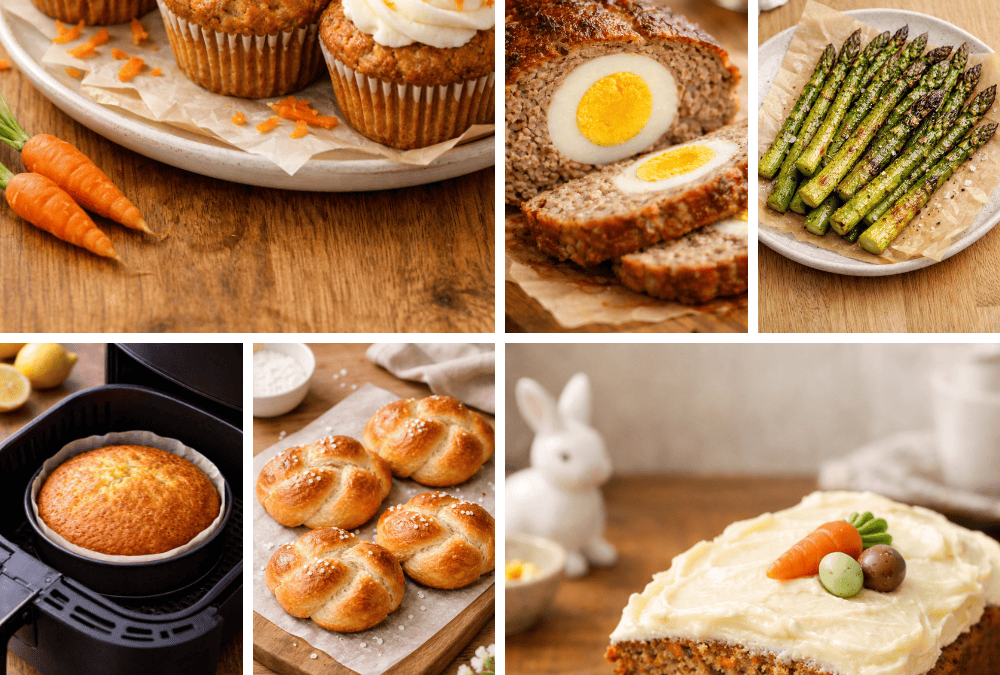 17 Oster-Rezepte aus der Heißluftfritteuse – Dein komplettes Ostermenü
