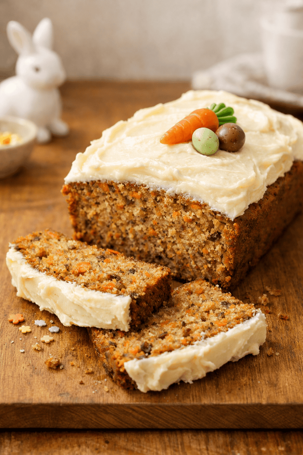 Saftiger Karottenkuchen aus der Heißluftfritteuse – Perfekt für Ostern