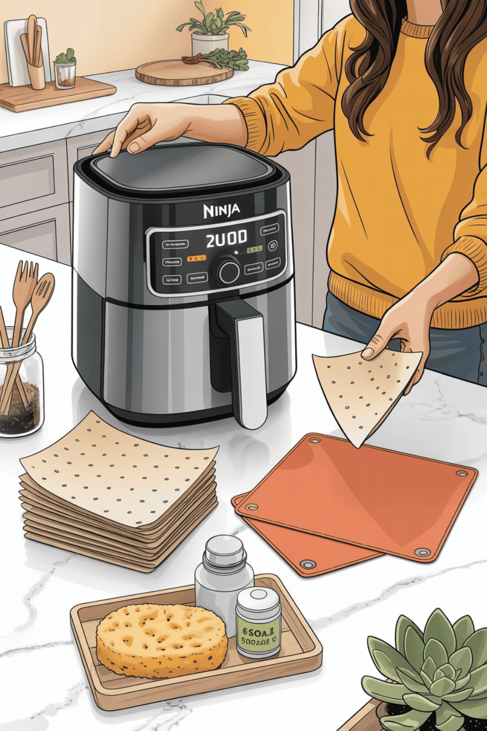 Backpapier im Airfryer – Silikon oder Papier