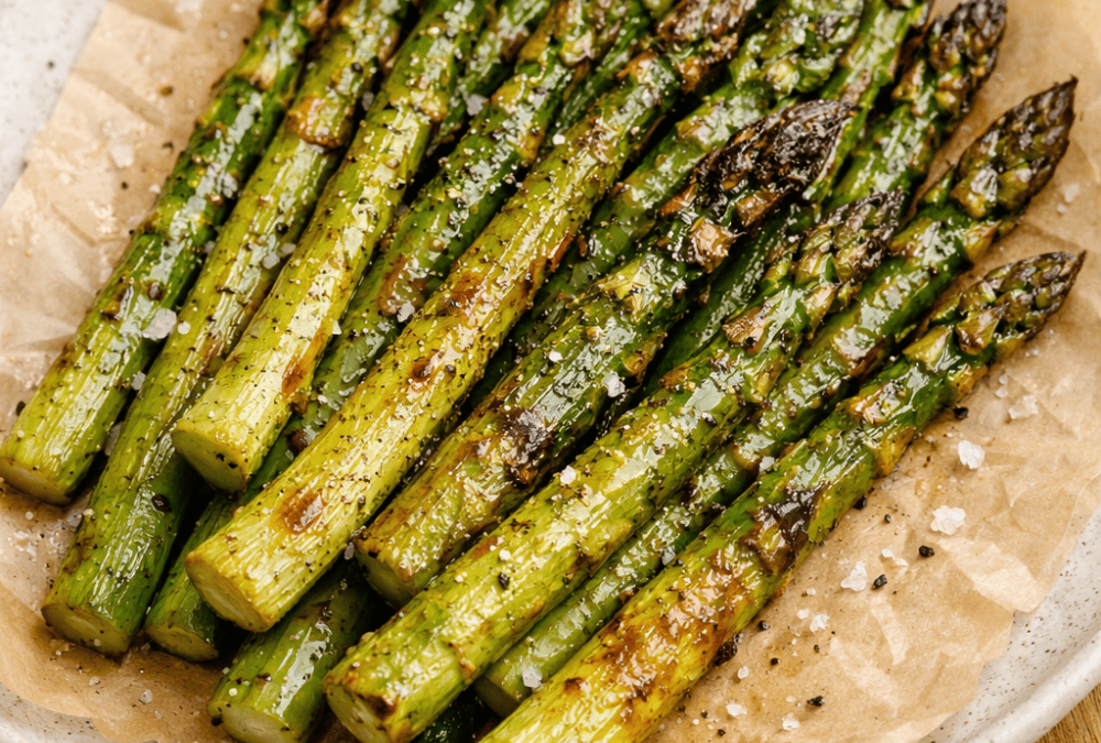 Grüner Spargel in 12 Minuten – perfekt geröstet im Airfryer