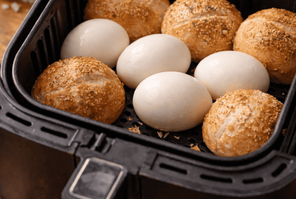 Eier kochen in der Heißluftfritteuse – Frühstück ohne Topf in 15 Minuten