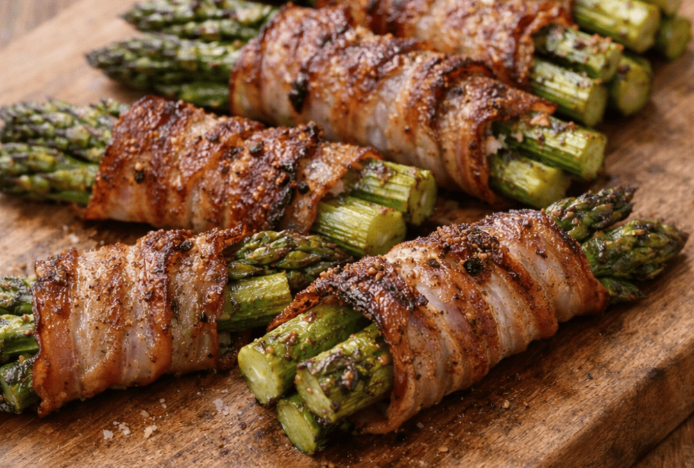 Spargel im Speckmantel aus der Heißluftfritteuse – Knusprig in 20 Minuten